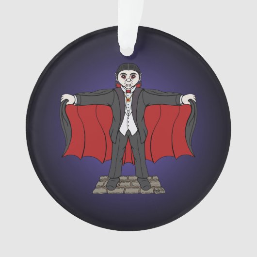 Cute Vampire/Dracula Ornament (voorkant)