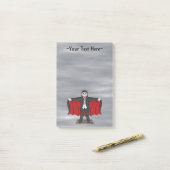 Cute Vampire/Dracula Post-it® Notes (Op bureau)
