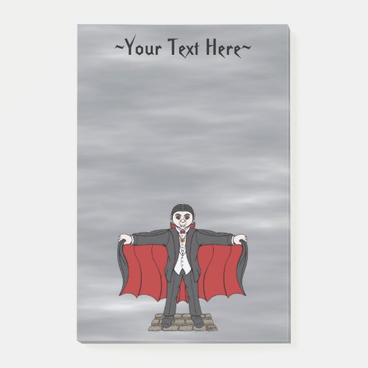 Cute Vampire/Dracula Post-it® Notes (Voorkant)