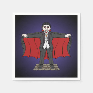 Cute Vampire/Dracula Servetten