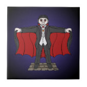 Cute Vampire/Dracula Tegeltje (Voorkant)