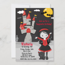 Cute Vampire Girl Halloween Kinder Spooky