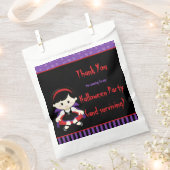 Cute Vampire Girl Halloween Party Bedankzakje (Geknipt)