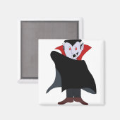 Cute Vampire Halloween Costume Magneet (Voorkant / Achterkant)