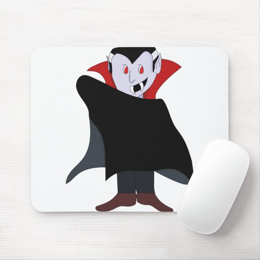 Cute Vampire Halloween Costume Muismat (Met muis)