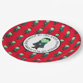 Cute Vampire Halloween Party Papieren Bordje (Gekanteld)