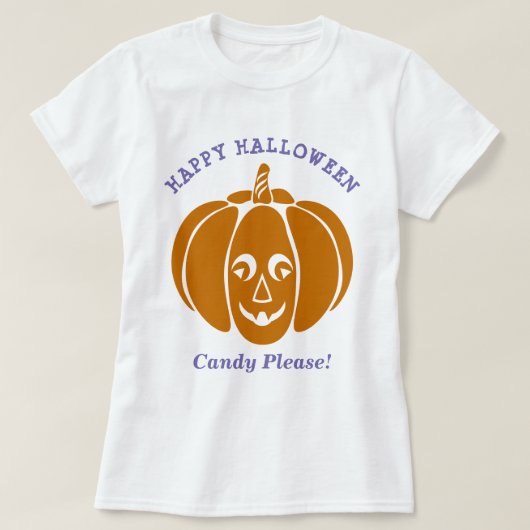 Cute Vampire Halloween Pumpkin Graphic T-shirt (Design voorkant)
