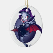 Cute Vampire Keramisch Ornament (Rechts)