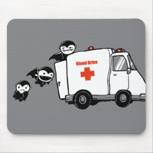 Cute Vampire Mousepad Muismat