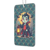 Cute Vampire with Lantern Kawaii Halloween Luchtverfrisser (Links)