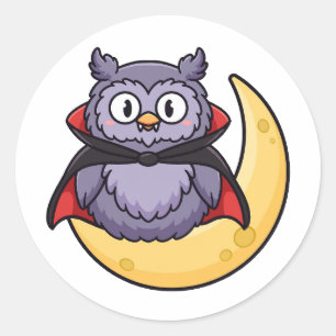 Cute Vampireuil Halloween Sticker