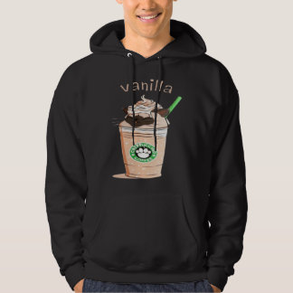 Cute Vanilla Brown Cat Animals Pet Catpuccino Coff Hoodie