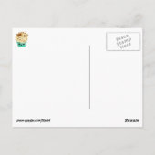 Cute Vanilla Chocolate Cupcake Briefkaart (Achterkant)