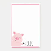 Cute Varken Post-it® Notes (Voorkant)