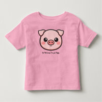 Cute Varkenshemd Funny Oink Citaat Kawaii Biggetje