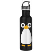 Cute Vector Penguin 24oz Waterfles (Voorkant)
