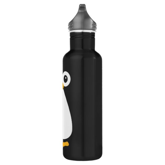 Cute Vector Penguin 24oz Waterfles (Rechts)