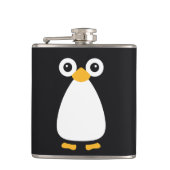 Cute Vector Penguin Heupfles (Voorkant)