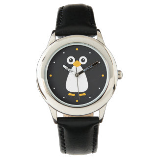 Cute Vector Penguin Horloge