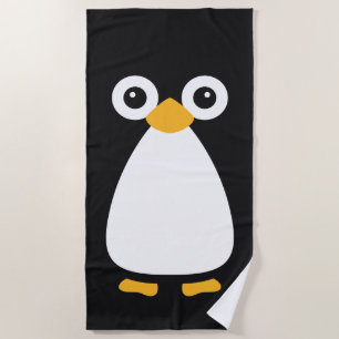 Cute Vector Penguin Strandlaken