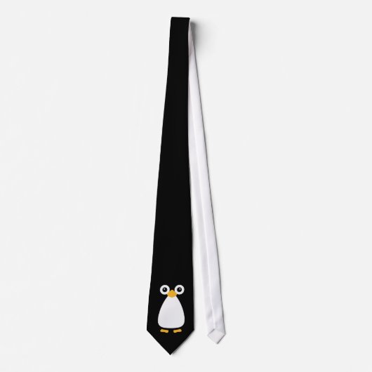 Cute Vector Penguin Stropdas (Voorkant)