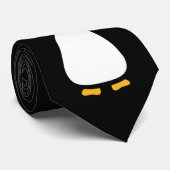 Cute Vector Penguin Stropdas (Opgerold)