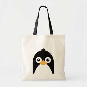 Cute Vector Penguin Tote Bag