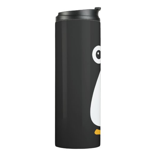 Cute Vector Penguin Water Fles (Gedraaid links)