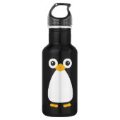 Cute Vector Penguin Waterfles (Voorkant)