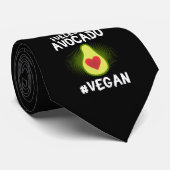 Cute Vegan Avocado - Vegans and Vegetari Stropdas (Opgerold)