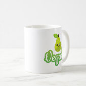 Cute Vegan Funny Gift Coffee Mok (Voorkant rechts)