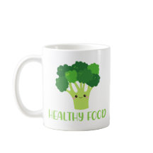 Cute Vegan Healthy Food Funny Quote Coffee Mok