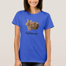 Cute Vegan Herbivore Cottontail Wild Bunny Rabbit T-shirt