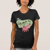 Cute Vegan Message T-shirt (Voorkant)