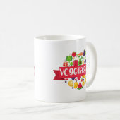 Cute Vegan Vegetarian Funny Coffee Mok (Voorkant rechts)