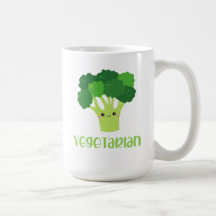 Cute Vegan Vegetarian Funny Coffee Mok