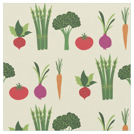 Cute Vegetables Food Stof (Close Up)