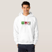 Cute Vegetarian Hoodie (Voorkant volledig)