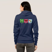 Cute Vegetarian Hoodie (Achterkant volledig)