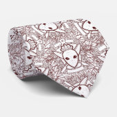 Cute Veggies en Knife wapenstilstand Stropdas (Opgerold)