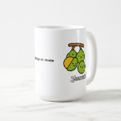 Cute Venezuelan Fruits • Mamones Kawii Koffiemok (Voorkant rechts)