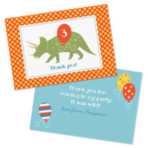 Cute Verjaardag Dinosaurus Triceratops Aangepaste 