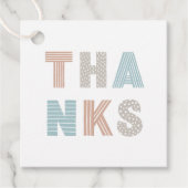 Cute verjaardagsfeestje bedankt. Leuk en kleurrijk Bedankjes Labels (Voorkant)