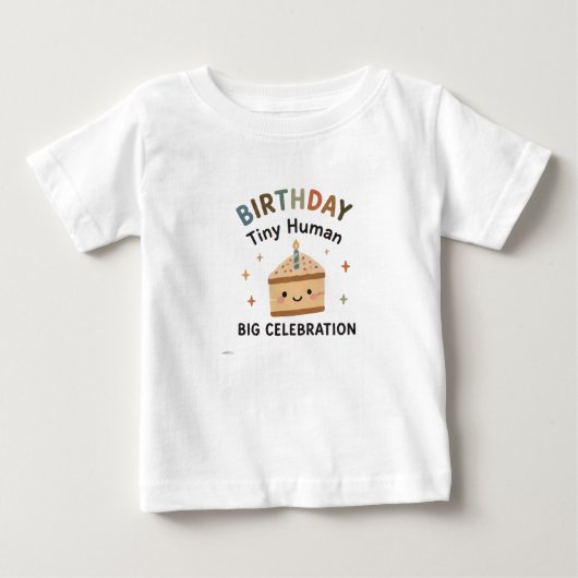 Cute Verjaardagsshirt voor Jongens & Meisjes (Voorkant)