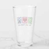 Cute Veterinarian Glas (Achterkant)