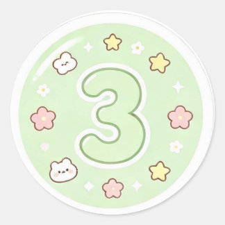 Cute Vibe Shaka Handteken Sticker Vel