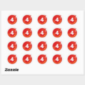 Cute Vibe Shaka Handteken Sticker Vel (Vel)