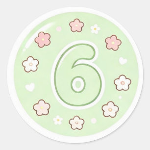 Cute Vibe Shaka Handteken Sticker Vel