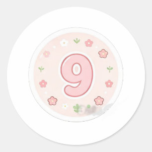 Cute Vibe Shaka Handteken Sticker Vel