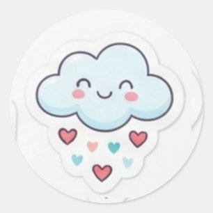 Cute Vibe Shaka Handteken Sticker Vel